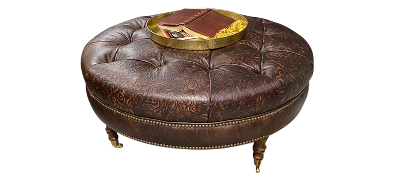 Landon Round Ottoman